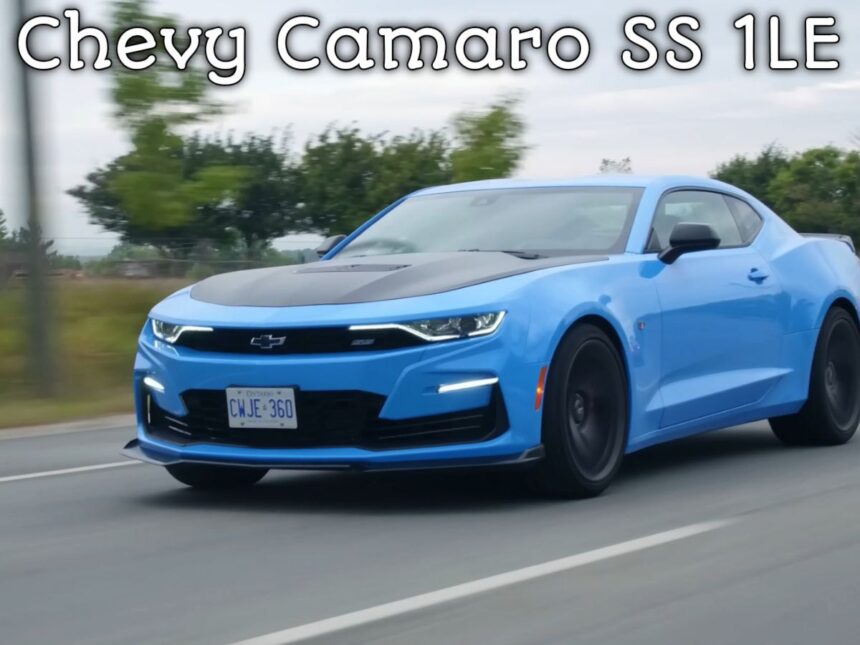 2024 Chevy Camaro SS 1LE In-depth review