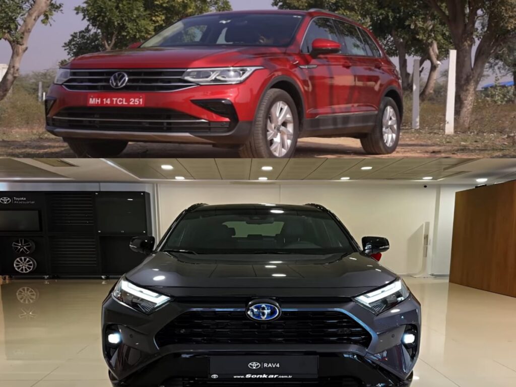 Volkswagen tiguan vs toyota rav4 specs