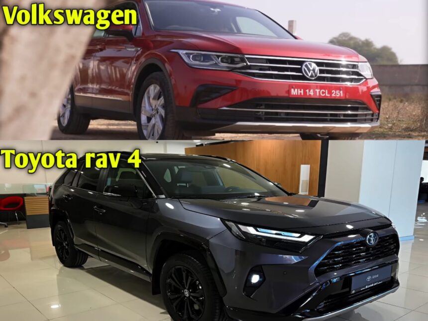 Volkswagen tiguan vs toyota rav4 specs