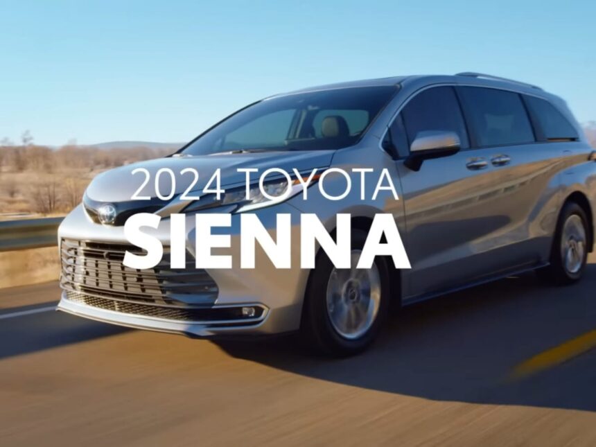 2024 toyota sienna xle 8 passenger specs